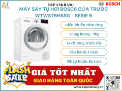 MÁY SẤY KẾT NỐI HOME CONNECT  HMH.WTW876H8SG